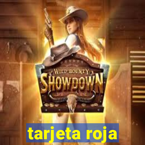 tarjeta roja